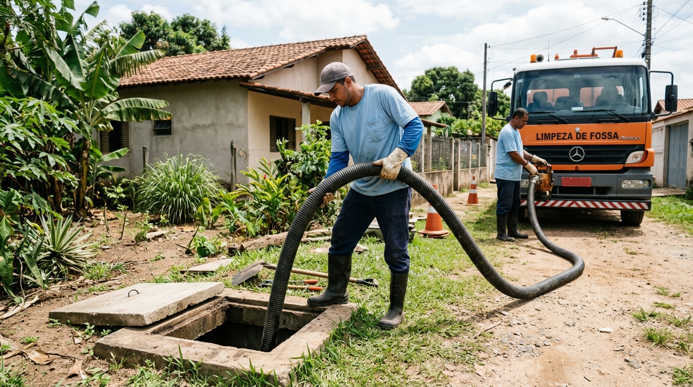 Desentupimento de Fossa em Montes Claros‑MG