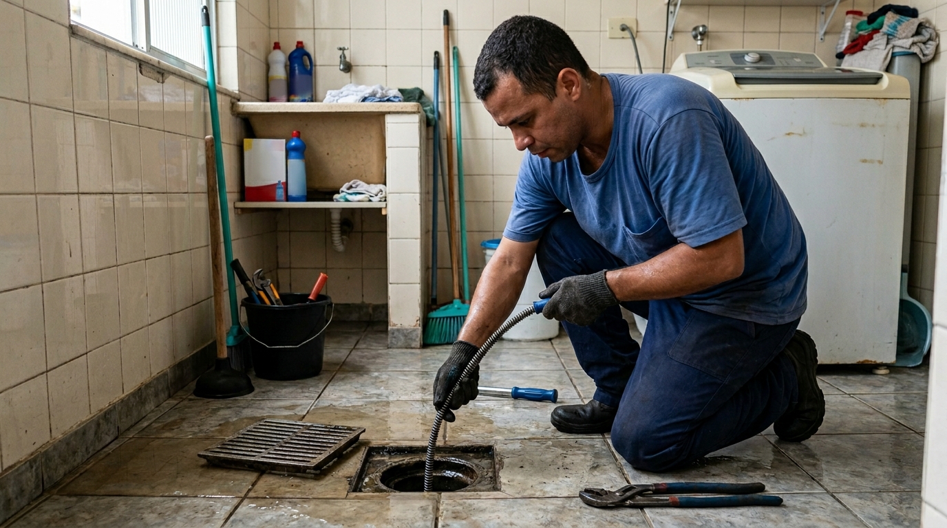Desentupimento de Ralo de Banheiro em Montes Claros‑MG