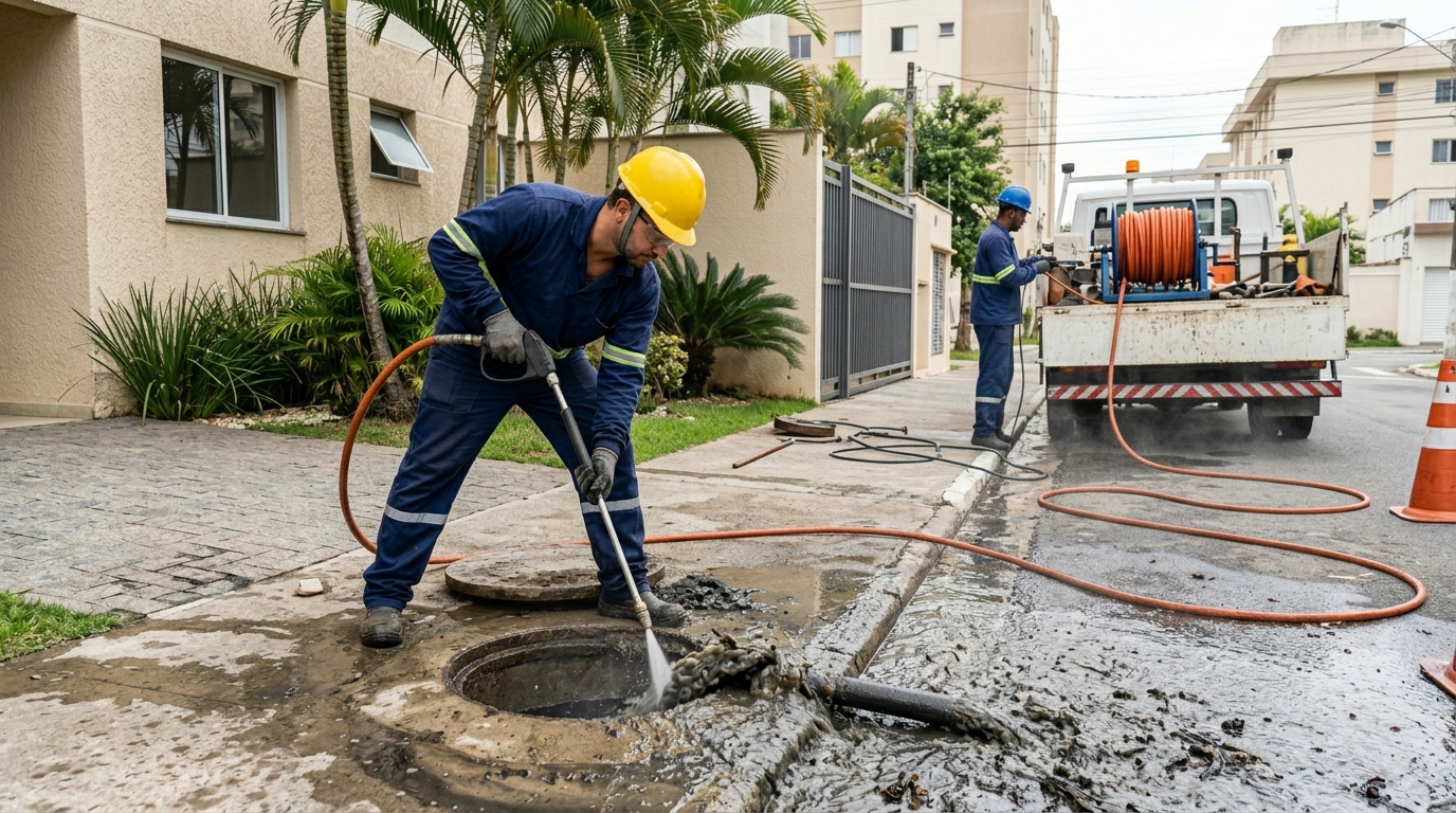 Hidrojateamento Industrial em Montes Claros‑MG